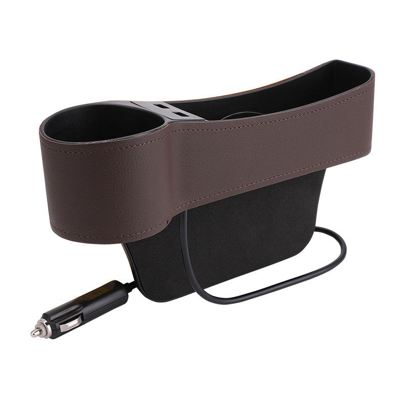 Organizador de coche con cargador usb