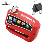Candado Para Disco de Moto con Alarma 110dB - Antirrobo Impermeable Aluminio