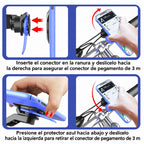 Soporte para Móvil, Moto y Bici 360° Universal - Antivibración y Desmontable