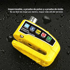 Candado Para Disco de Moto con Alarma 110dB - Antirrobo Impermeable Aluminio