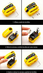 Candado Para Disco de Moto con Alarma 110dB - Antirrobo Impermeable Aluminio